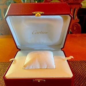 Cartier Watch Box PRISTINE condition with Book & CD. Was from a Cartier Roadster